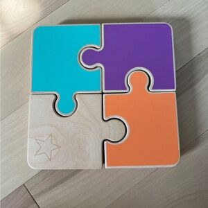 EUC Lovevery Chunky Wooden Jigsaw Puzzle (The Companion Play Kit)